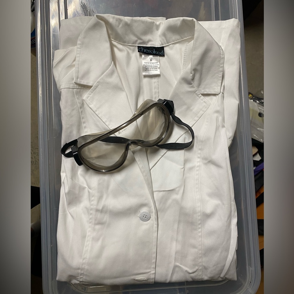 Lab Coat and Goggles